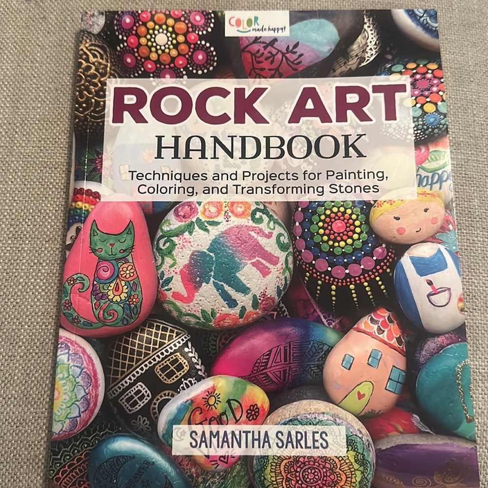 Rock painting book by Samantha Sarles